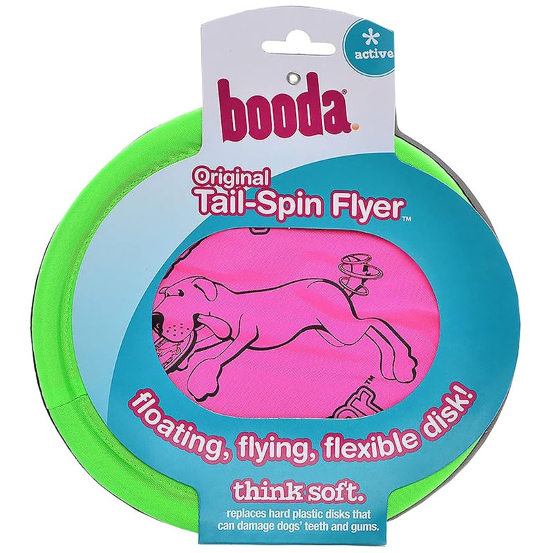 Booda Tail-Spin Flyer 10" Diameter Floppy Dog Frisbee (Pack of 2) - Image 4